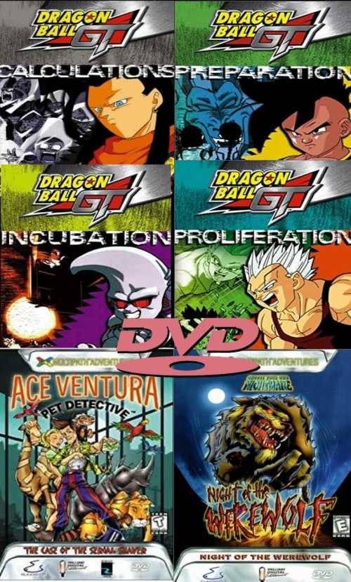 6x Movie Bundle Including Dragonball GT (new and factory sealed)